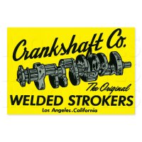 ホットロッド ステッカー  Crankshaft Co. ステッカー