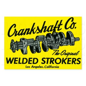 画像1: ホットロッド ステッカー  Crankshaft Co. ステッカー