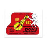 ホットロッド ステッカー  DON'S SPEED SHOP ステッカー