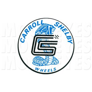 画像1: ホットロッド CARROLL SHELBY WHEELS ステッカー