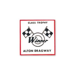 画像1: ホットロッド ステッカー ALTON DRAGWAY ステッカー