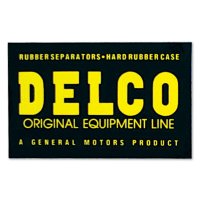 ホットロッド DELCO OLIGINAL EQUIP. ステッカー