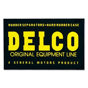 画像1: ホットロッド DELCO OLIGINAL EQUIP. ステッカー