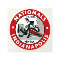 ホットロッド ステッカー 1966 NHRA INDIANAPOLIS NATIONALS ステッカー