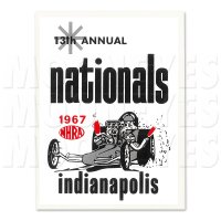 ホットロッド 1967 NHRA INDIANAPOLIS NATIONALS ステッカー