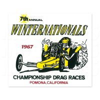 ホットロッド ステッカー 1967 NHRA WINTER NATIONALS ステッカー