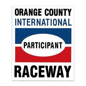 画像1: HOT ROD ノスタルジック ステッカー Orange County Raceway Participant デカール