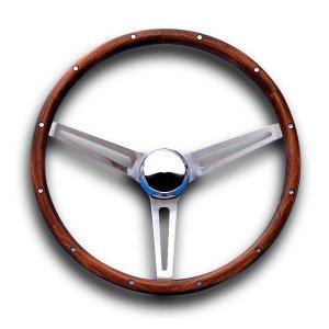 画像1: Grant Classic GM Model Wood Steering Wheel 37cm