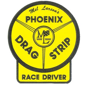 画像1: ホットロッド ステッカー PHOENIX DRAG STRIP RACE DRIVER ステッカー