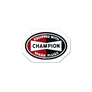 画像1: ホットロッド ステッカー CHAMPION ステッカー