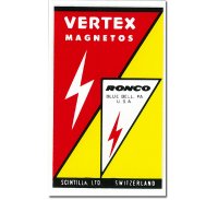 ホットロッド ステッカー VERTEX MAGNETOS ステッカー