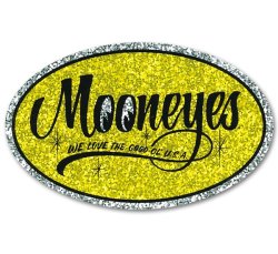 MOONEYES Oval ステッカー