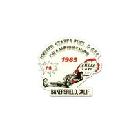 ホットロッド ステッカー 1965 US FUEL & GAS CHAMPIONSHIPS ステッカー