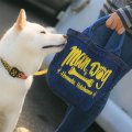 MOON Dog デニム ランチ バッグ