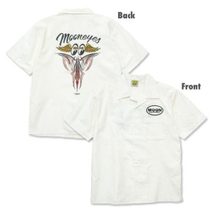 画像2: MOONEYES Fly With Pinstripe シャツ