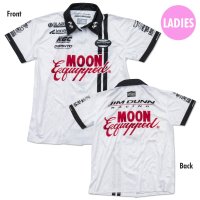 Jim Dunn Racing MOON Equipped レディース クルー シャツ
