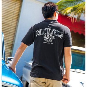 画像1: MOONEYES Speed and Custom ポロシャツ