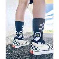 キッズ MOON チェッカー ライン ソックス