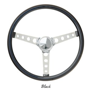 画像2: MOONEYES ORIGINAL "Finger Grip" Steering Wheel 38cm(15") Black