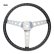 画像3: MOONEYES ORIGINAL "4-Holes Finger Grip" Steering Wheel 38cm(15") Black (3)