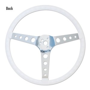 画像3: MOONEYES ORIGINAL "4-Holes Finger Grip" Steering Wheel 38cm(15") White