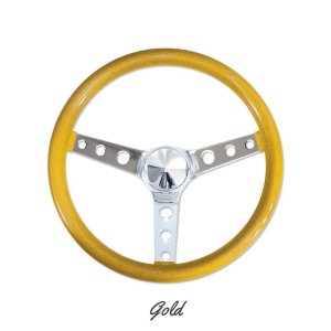 画像8: MOONEYES Original California Metal Flake Steering Wheels 3-Holes 34cm(13.5")