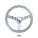 画像5: MOONEYES Original California Metal Flake Steering Wheels 3-Holes 34cm(13.5") (5)