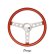 画像11: MOONEYES Original California Metal Flake Steering Wheels 3-Holes 34cm(13.5")