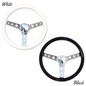 画像2: MOONEYES ORIGINAL Classic Style Vinyl Grip Steering Wheel 34cm(13.5")