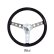 画像3: MOONEYES ORIGINAL Classic Style Vinyl Grip Steering Wheel 34cm(13.5") (3)