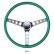 画像3: MOONEYES ORIGINAL California Metal Flake 4-Holes Finger Grip Steering Wheel  38cm(15")