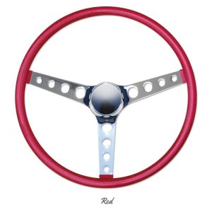 画像7: MOONEYES ORIGINAL California Metal Flake 4-Holes Finger Grip Steering Wheel  38cm(15")