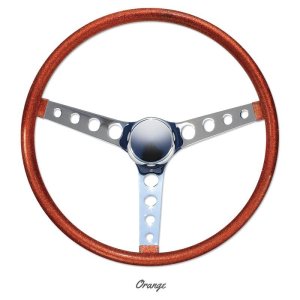 画像8: MOONEYES ORIGINAL California Metal Flake 4-Holes Finger Grip Steering Wheel  38cm(15")