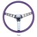 画像9: MOONEYES ORIGINAL California Metal Flake 4-Holes Finger Grip Steering Wheel  38cm(15")