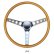 画像10: MOONEYES ORIGINAL California Metal Flake Finger Grip Steering Wheel  38cm(15") (10)