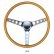 画像10: MOONEYES ORIGINAL California Metal Flake Finger Grip Steering Wheel  38cm(15")