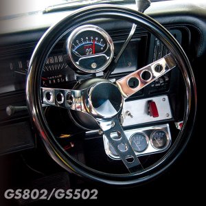 画像1: Grant Classic Cruisin' Black Vinyl steering Wheels 31cm / 34cm