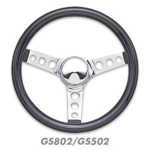 画像2: Grant Classic Cruisin' Black Vinyl steering Wheels 31cm / 34cm