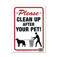 CLEAN UP AFTER YOUR PET (ペットのゴミをキレイに！)