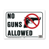 NO GUNS ALLOWED (銃禁止)