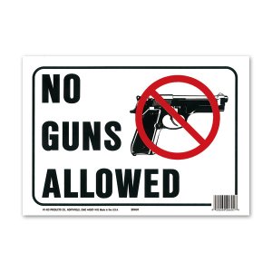 画像1: NO GUNS ALLOWED (銃禁止)