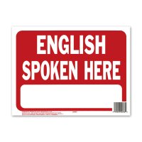 ENGLISH SPOKEN HERE (英語通じます)