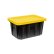 画像1: ツール ボックス Black Bin with Yellow Lid 0.7L (0.75 QT) (1)