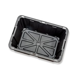 画像2: ツール ボックス Black Bin with Yellow Lid 0.7L (0.75 QT)