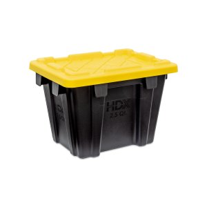 画像1: ツール ボックス Black Bin with Yellow Lid 2.3L (2.5 QT)