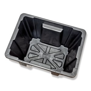 画像2: ツール ボックス Black Bin with Yellow Lid 2.3L (2.5 QT)