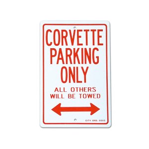 画像1: パーキング サイン ボード "CORVETTE"