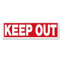 KEEP OUT (立ち入り禁止)