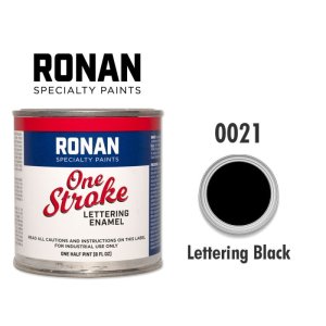 画像1: レタリング ブラック 0021 - Ronan One Stroke Paints 237ml