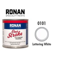 レタリング ホワイト 0101 - Ronan Paints 237ml